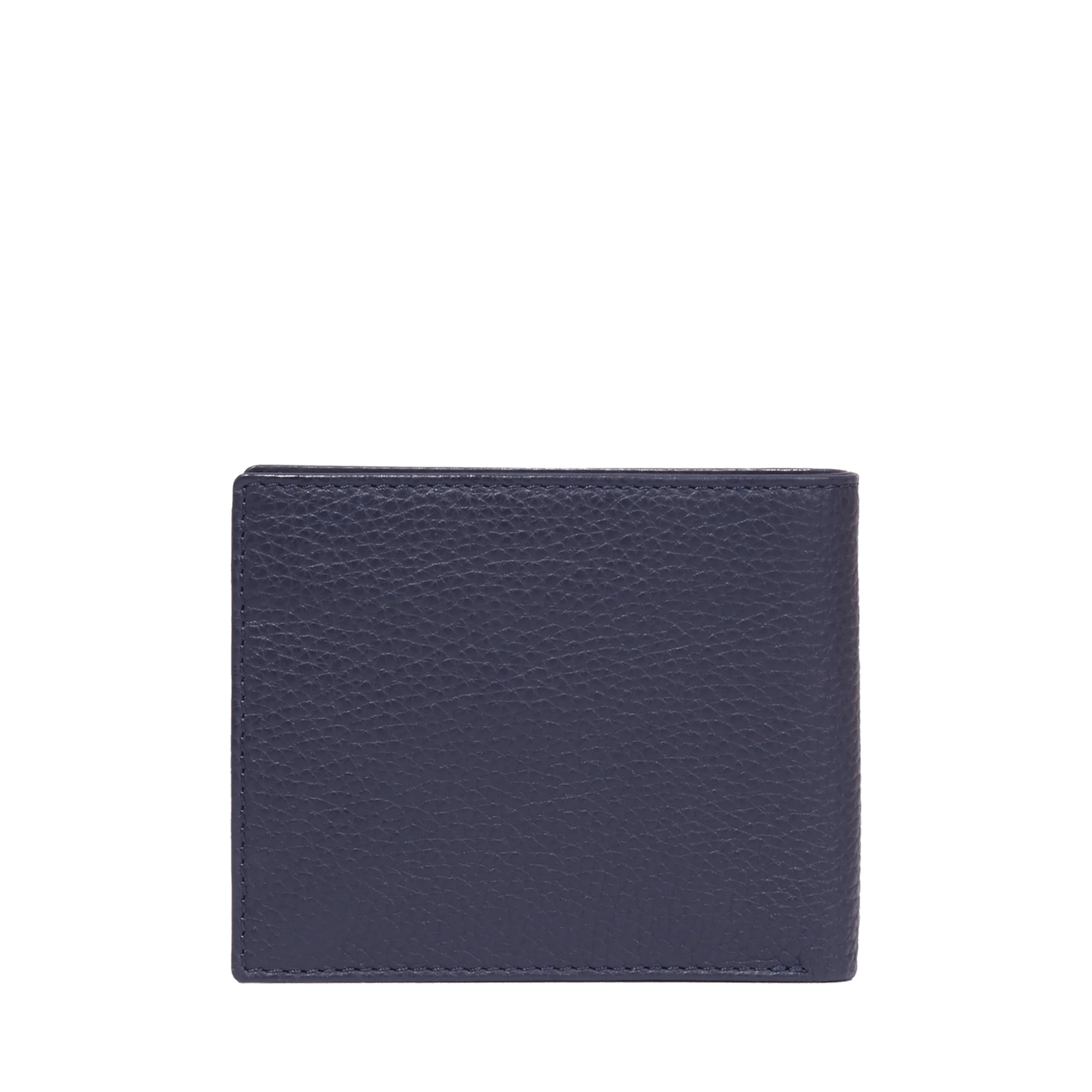 Coin compartment wallet/8CC with flap Come de Lancel-Bleu Marine