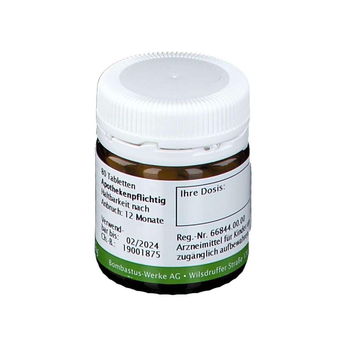 Bombastus Biochemie 13 Kalium arsenicosum D 6 Tabletten