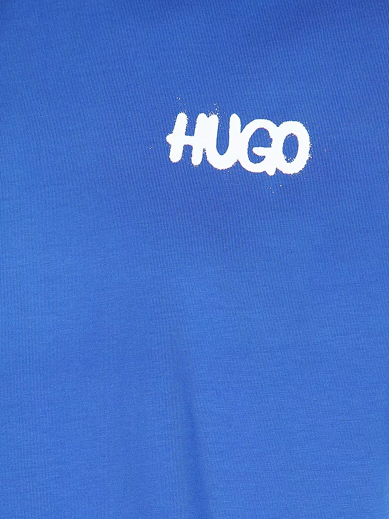 HUGO T-Shirt NIMAYLITI blau