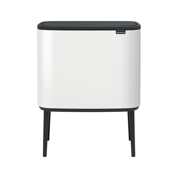 Poubelle Bo Touch Bin Brabantia 11 + 23 L, blanc