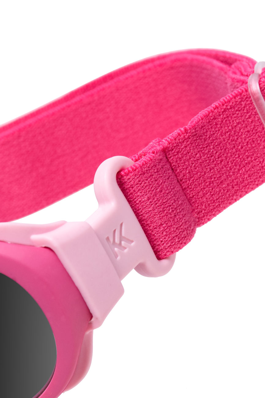 Mokki Click & Change solbrille til baby og barn 0-2 år rosa