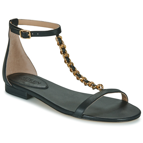 Lauren Ralph Lauren - ELISE-SANDALS-FLAT SANDAL Negro