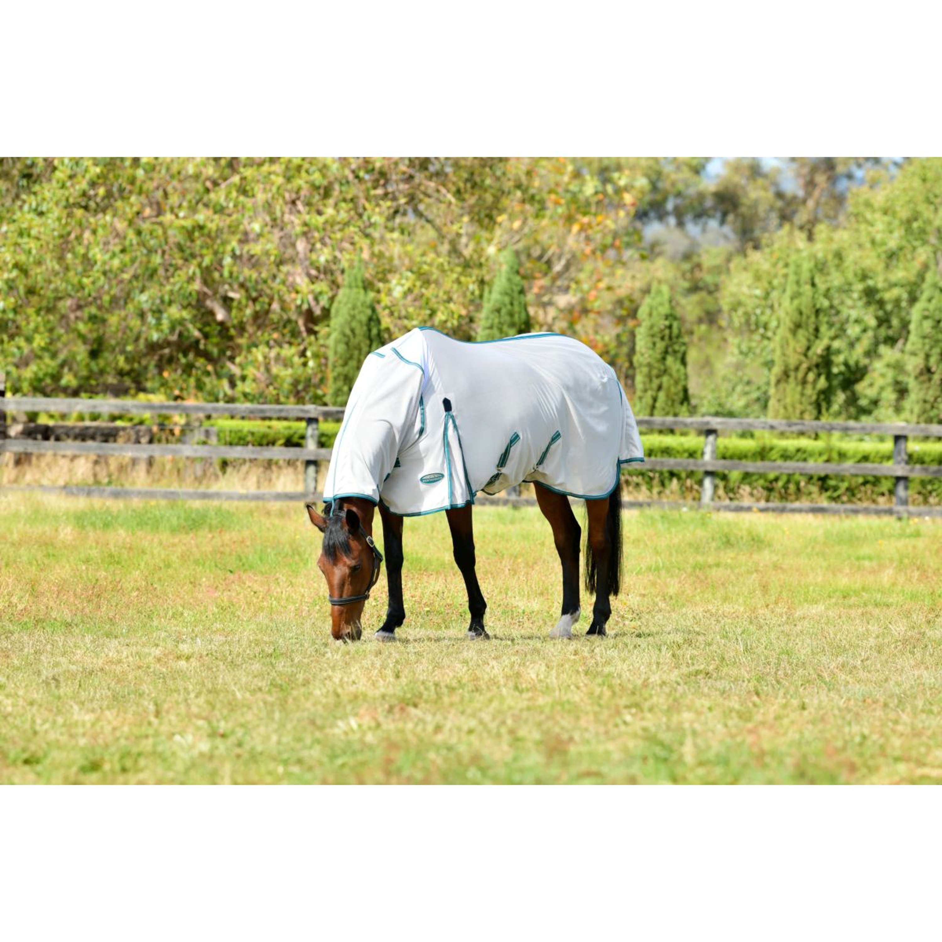 WeatherBeeta Vliegendeken ComFiTec Zephyr Plus Mesh Combo Neck Silver/