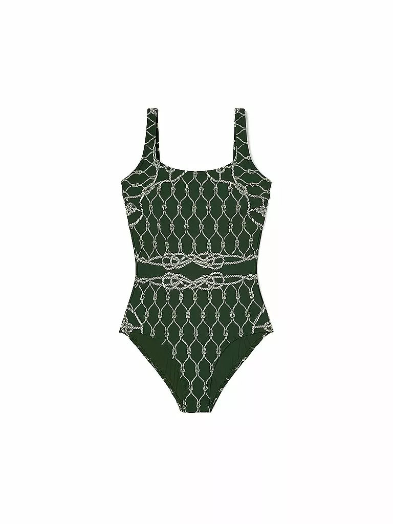 TORY BURCH Badeanzug grün