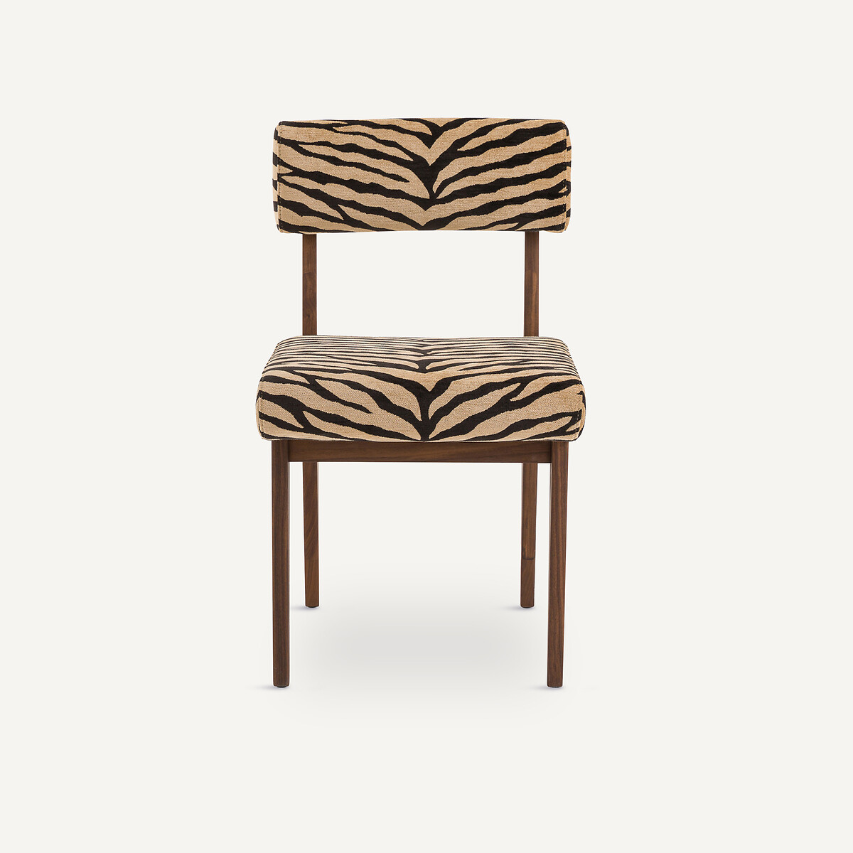 AM.PM<br>Cadeira em nogueira, tecido jacquard, Izag