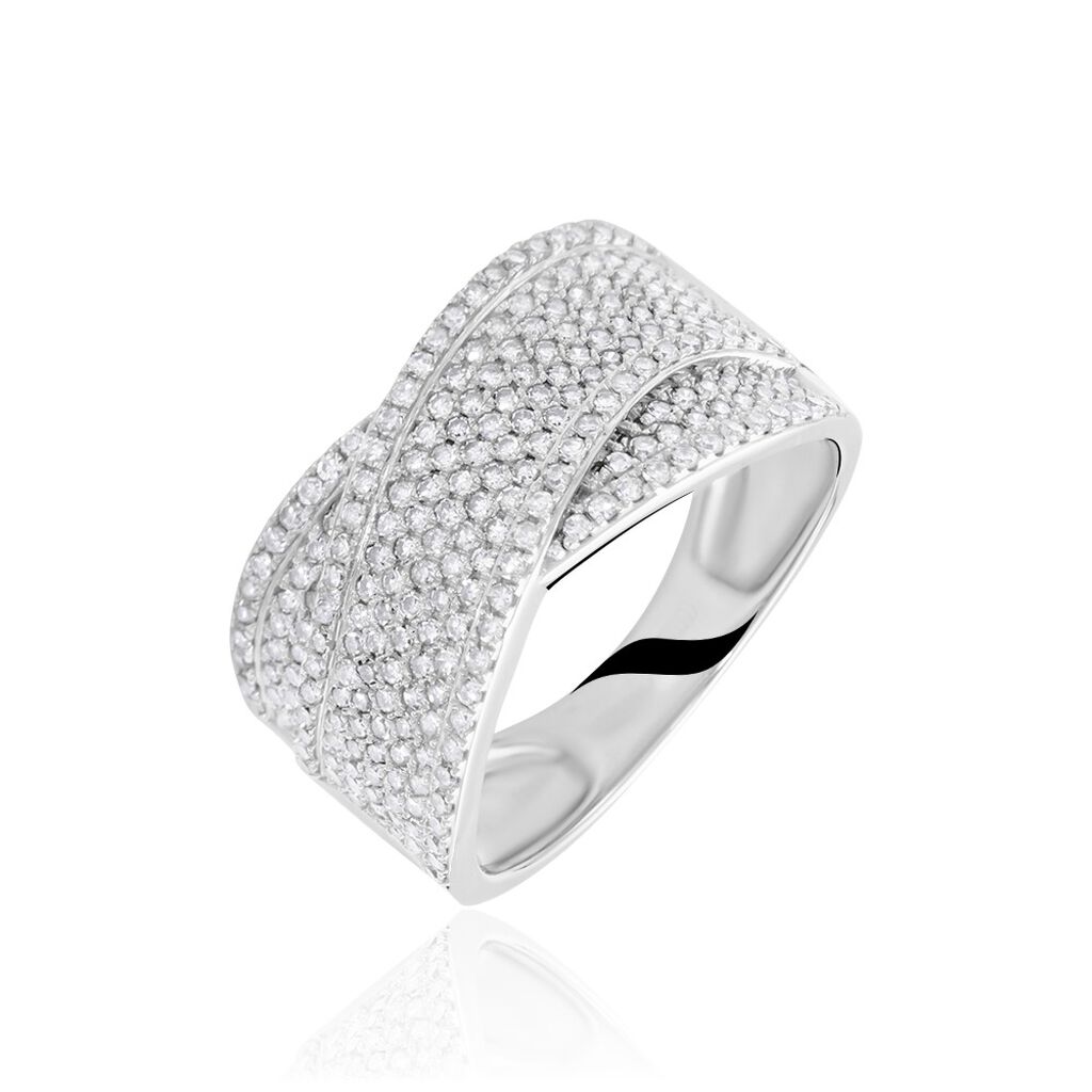 Bague Elyne Or Blanc Diamant