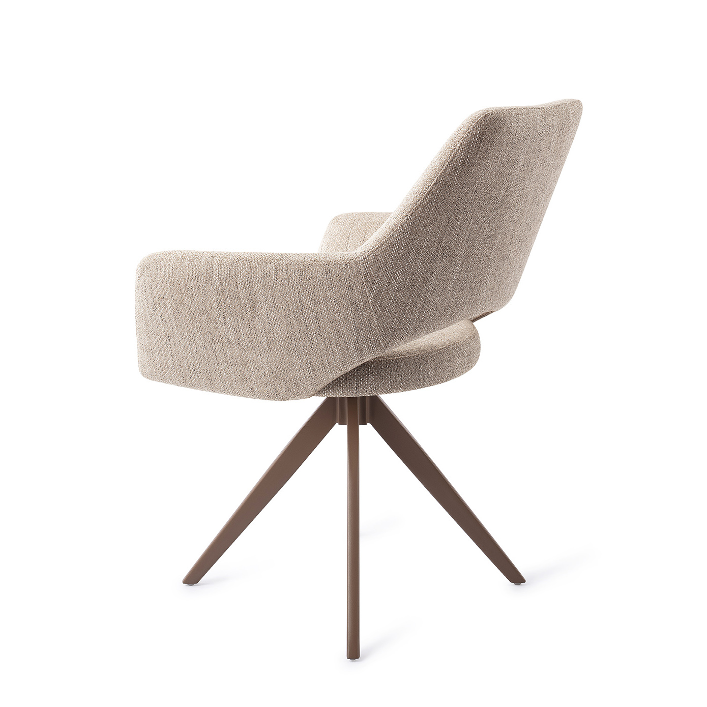 Jesper Home Eetkamerstoel Yanai - Turn Brown Biscuit Beach