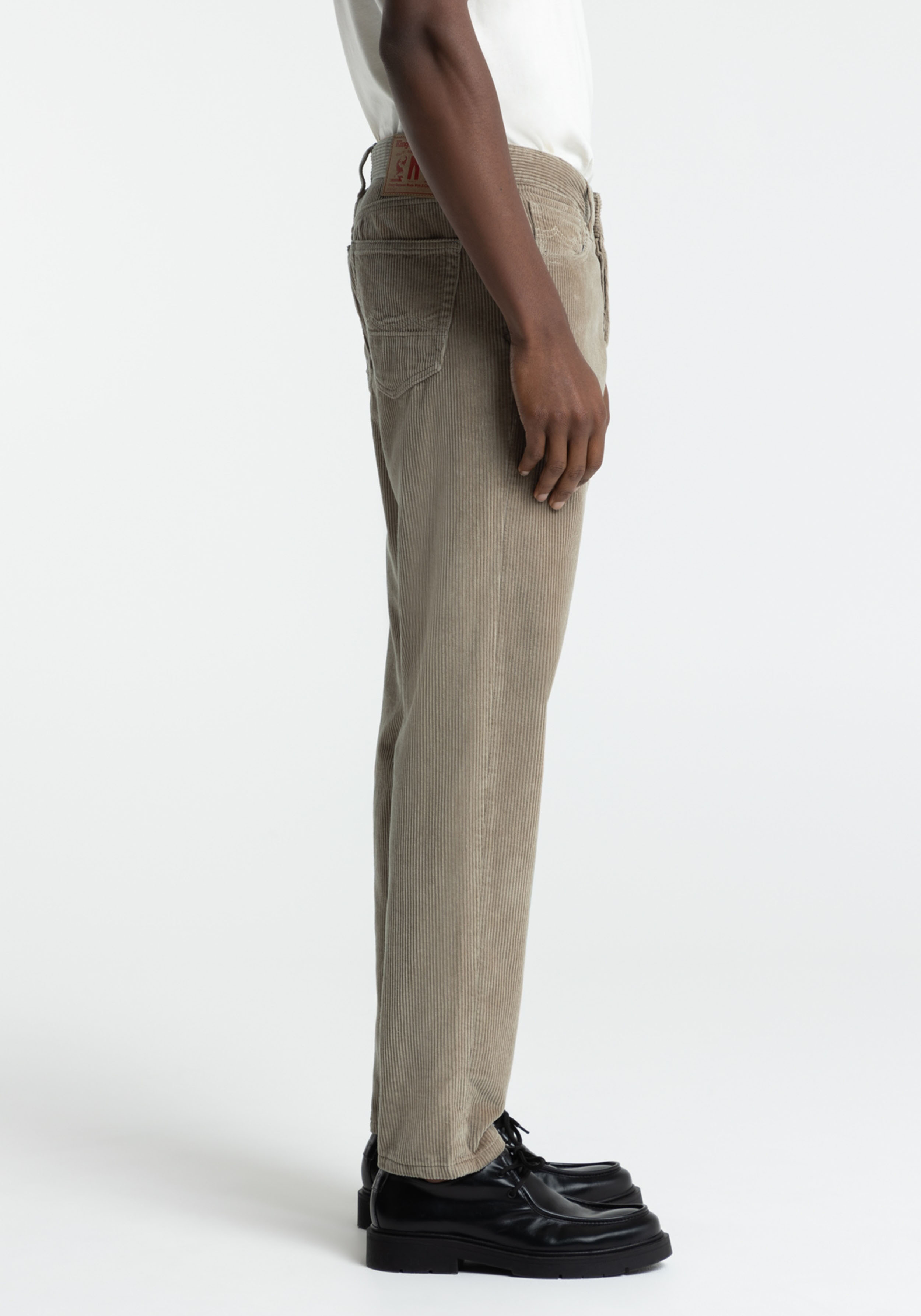 Kings Of Indigo Cord-Hose Sushan Silver Mink