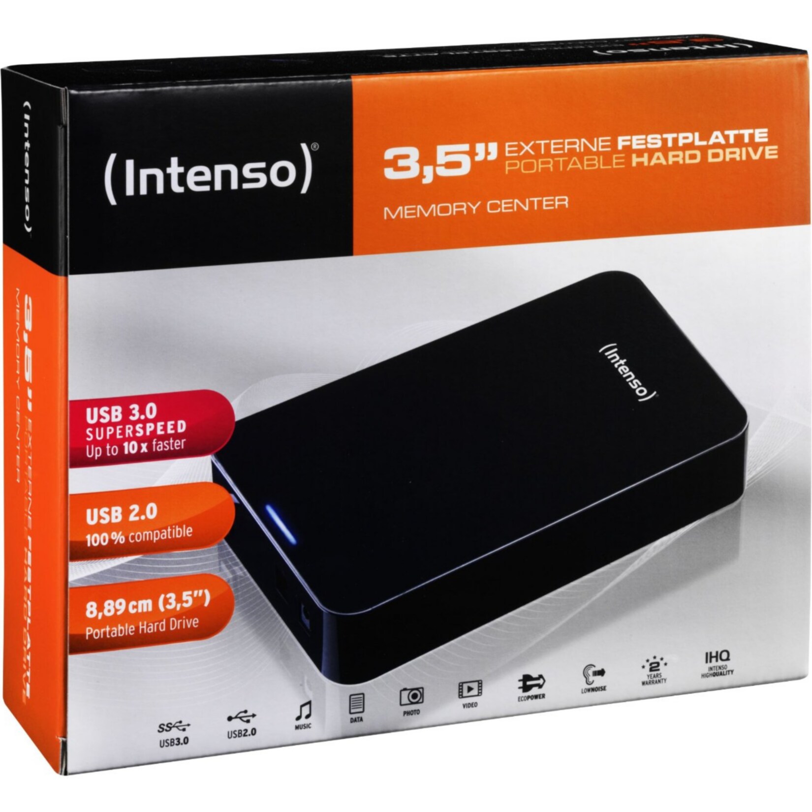 Intenso Festplatte Memory Center 4 TB