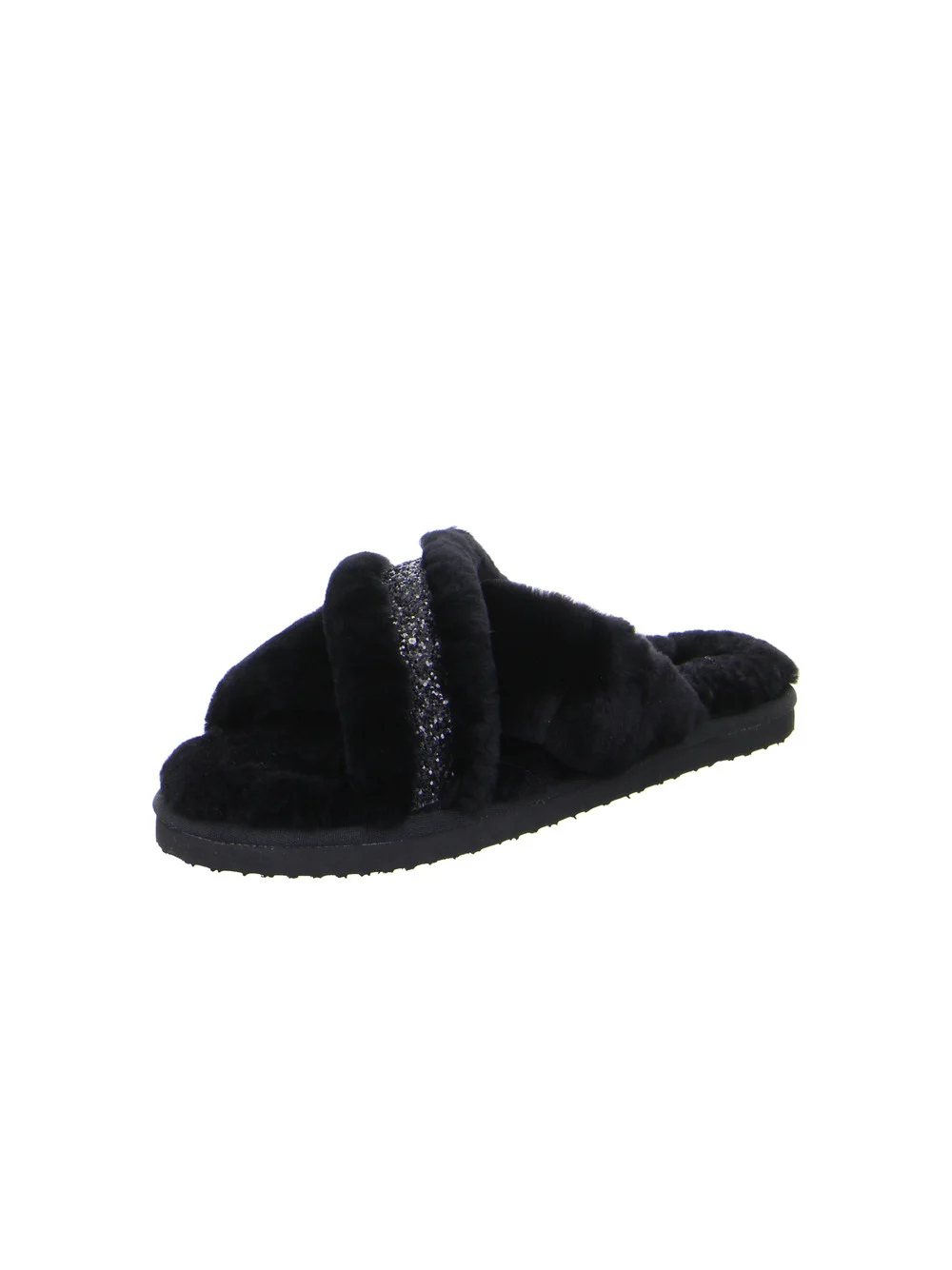 Hausschuh Cosy schwarz