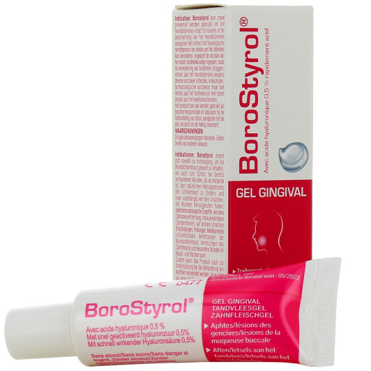 Gel buccal Borostyrol - Aphtes, gingivites et lésions buccales