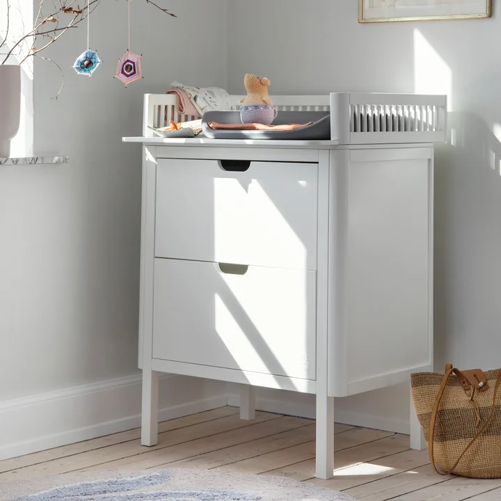 Sebra - Wickelkommode mit Schubladen, jetty beige