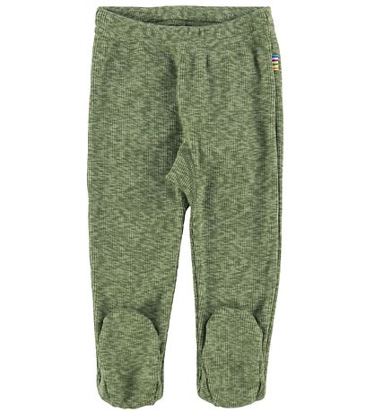 Joha Leggings m. F?dder -  Grønmeleret