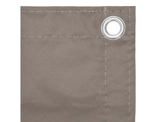 Écran de balcon Taupe 120x600 cm Tissu Oxford