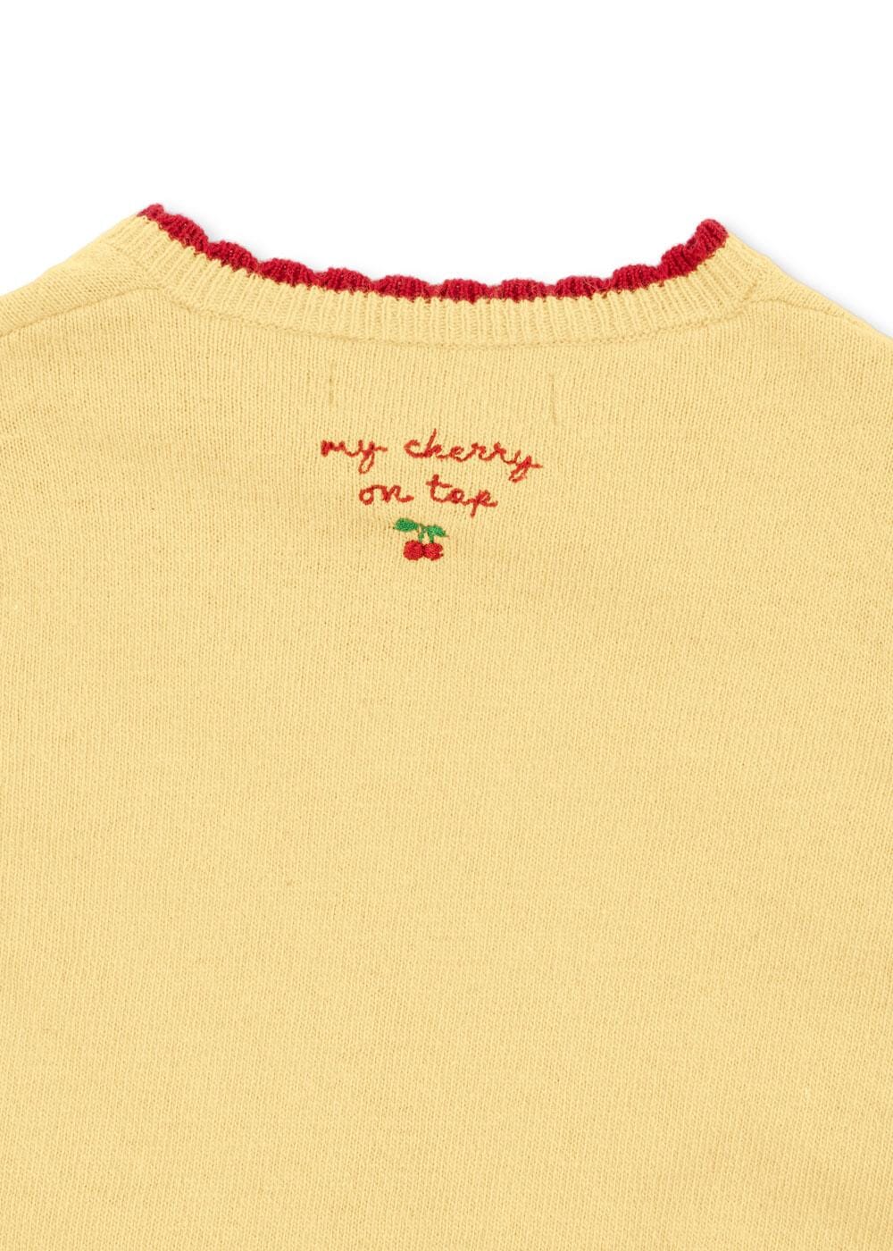 Konges Sløjd Alexa Knit Cardigan yolk yellow