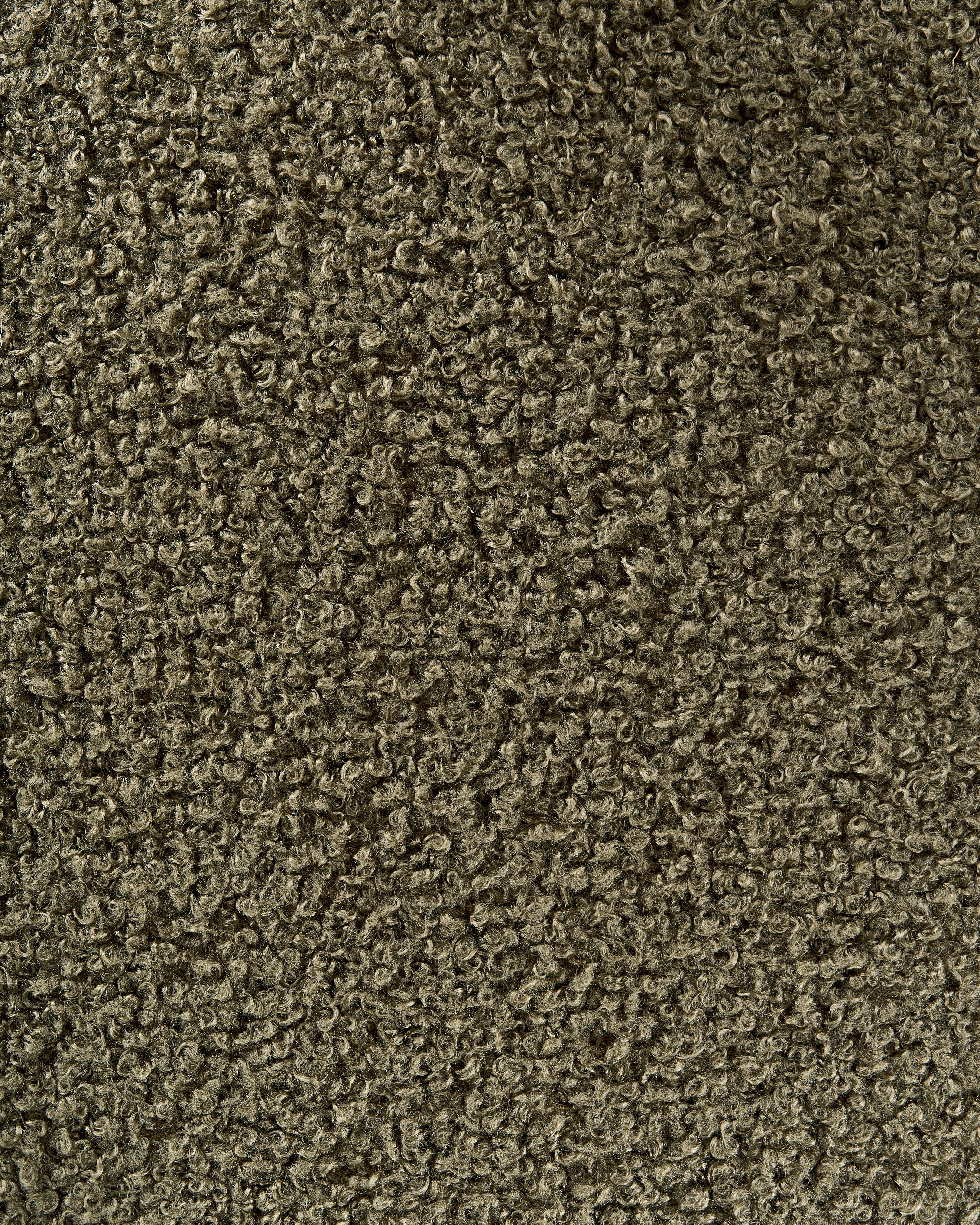 Set van 2 eetkamerstoelen DALBO Bouclé Donkerbruin/groen