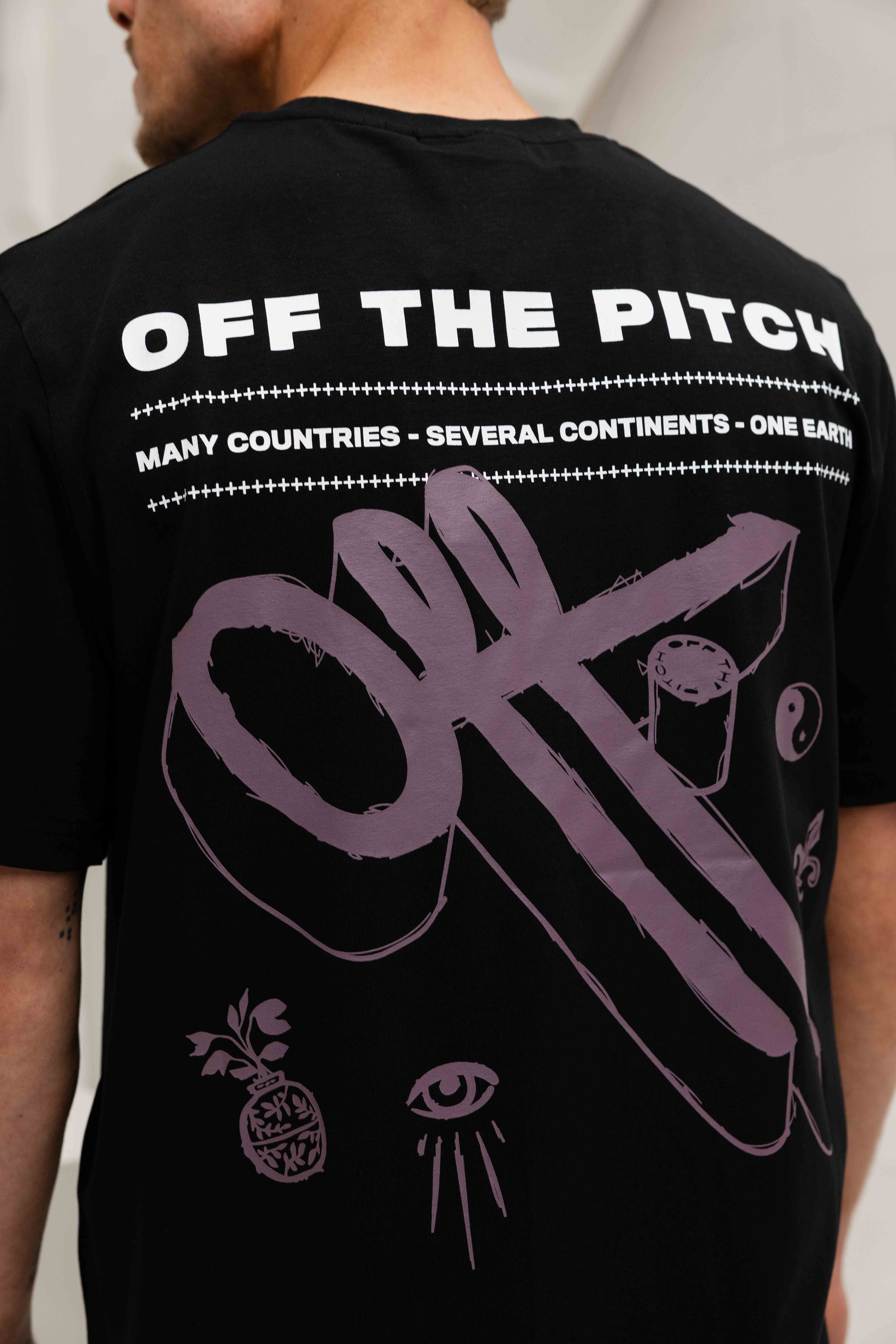 Off The Pitch Element T-Shirt Heren Zwart