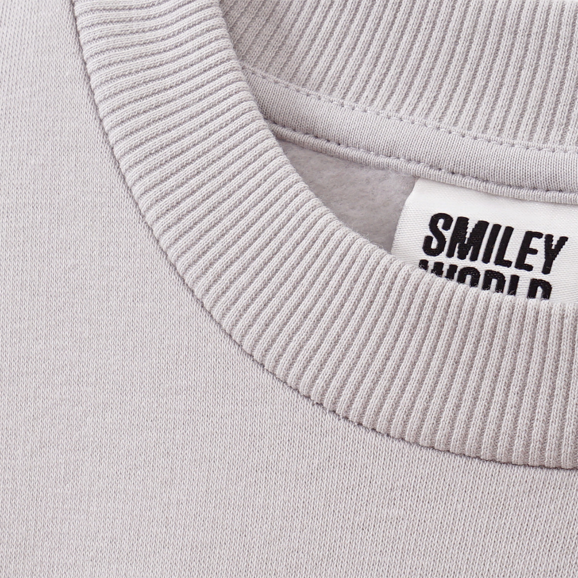 Beatwear SmileyWorld Sweatshirt mit Print hellgrau