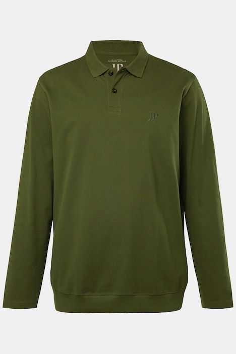 JP 1880 Poloshirt, Basic, Bauchfit, Langarm, Piqué, XXL bis 8 XL