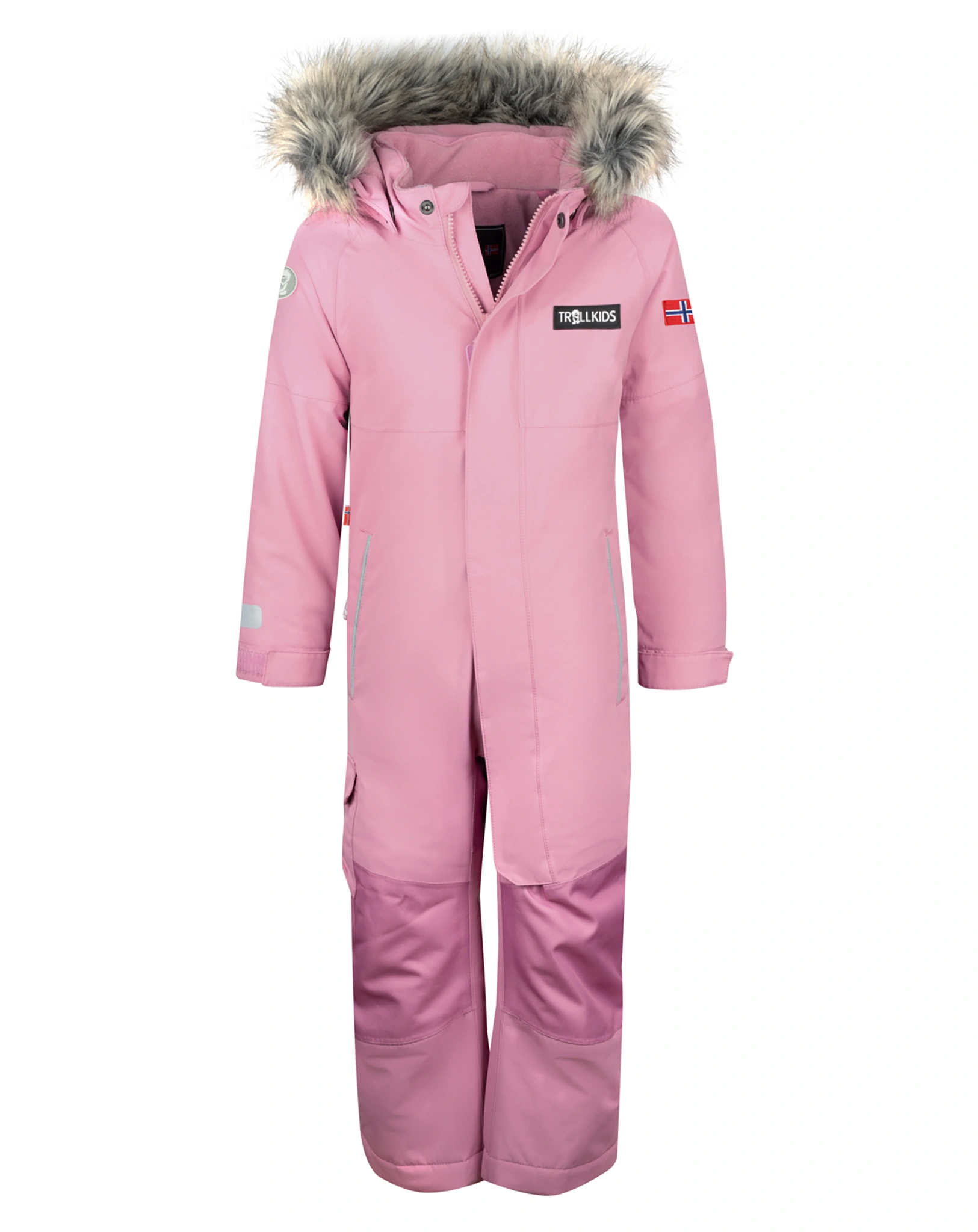 SchneeanKids KIRKENES mit Kunstfellbesatz in mauve