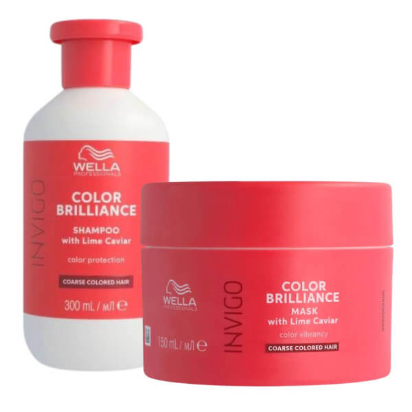 Routine cheveux épais Invigo Color Brilliance Wella