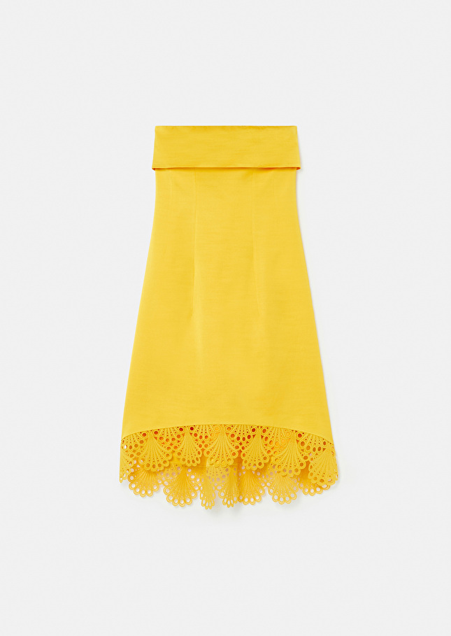 Robe Royjaune satinée
