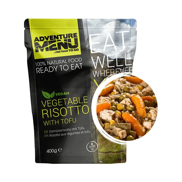 Adventure Menu -  Gemüserisotto mit Tofu