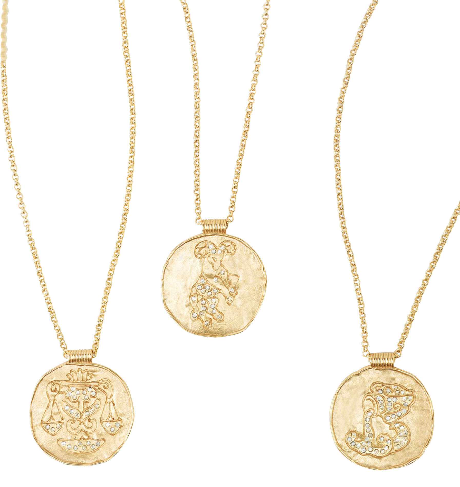 Collier à médaille signe astrologique | Doré