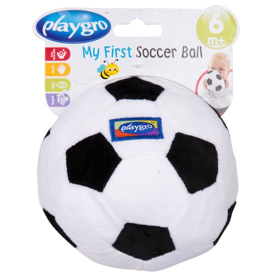 Mon premier ballon de Football   blanc et noir        de               Playgro