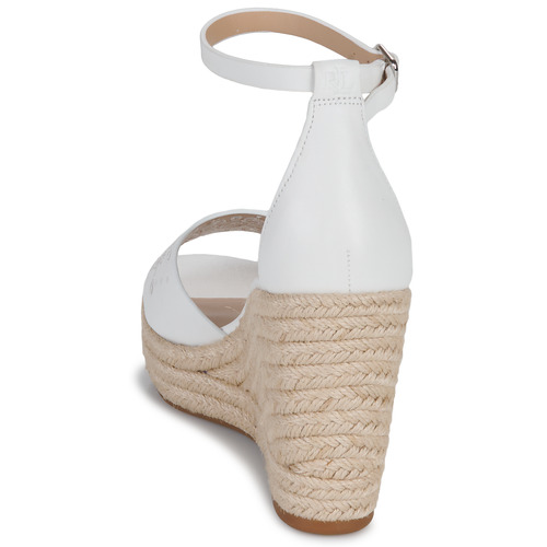 Lauren Ralph Lauren - HAANA-ESPADRILLES-WEDGE Blanco