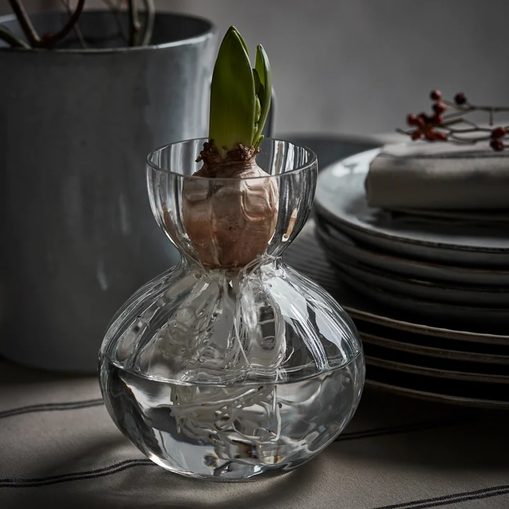 House Doctor - Bud Vase, D12 cm, klar