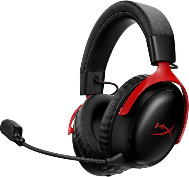 HyperX Cloud III S Trådløst gaming headset (sort/rød)