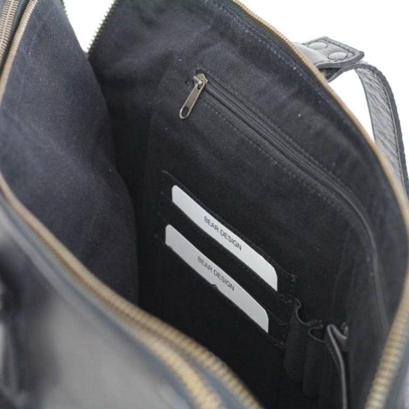 Bear Design Cow Lavato Handtas Lia 13,3 inch Zwart CL35220
