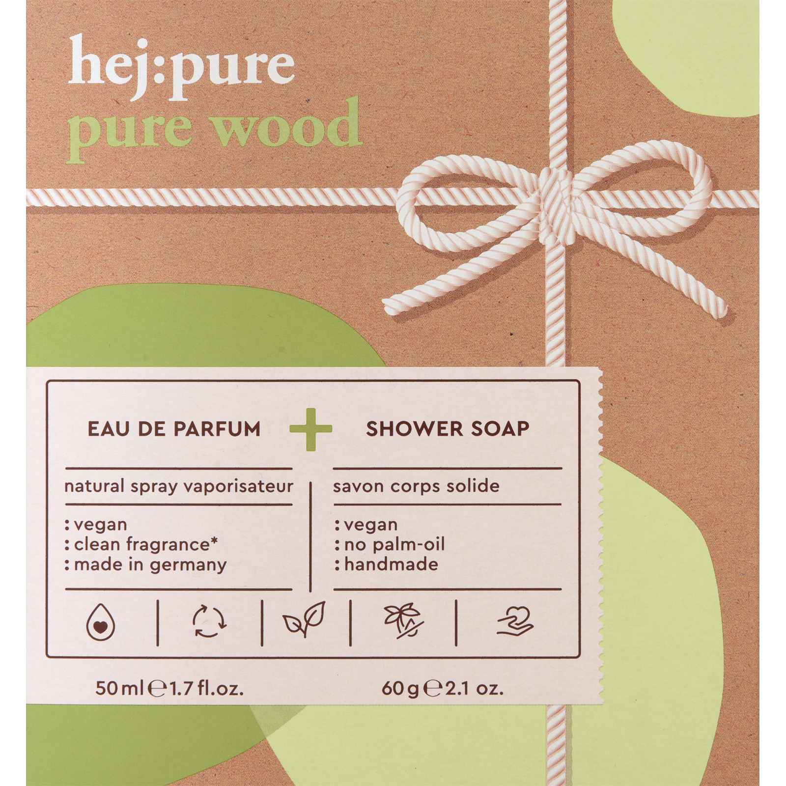 Hey:pure Pure Wood Duftset, 2-teilig