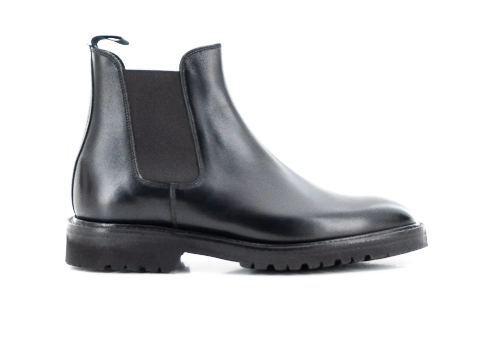 CROCKETT AND JONES - POPPY CALF BLACK