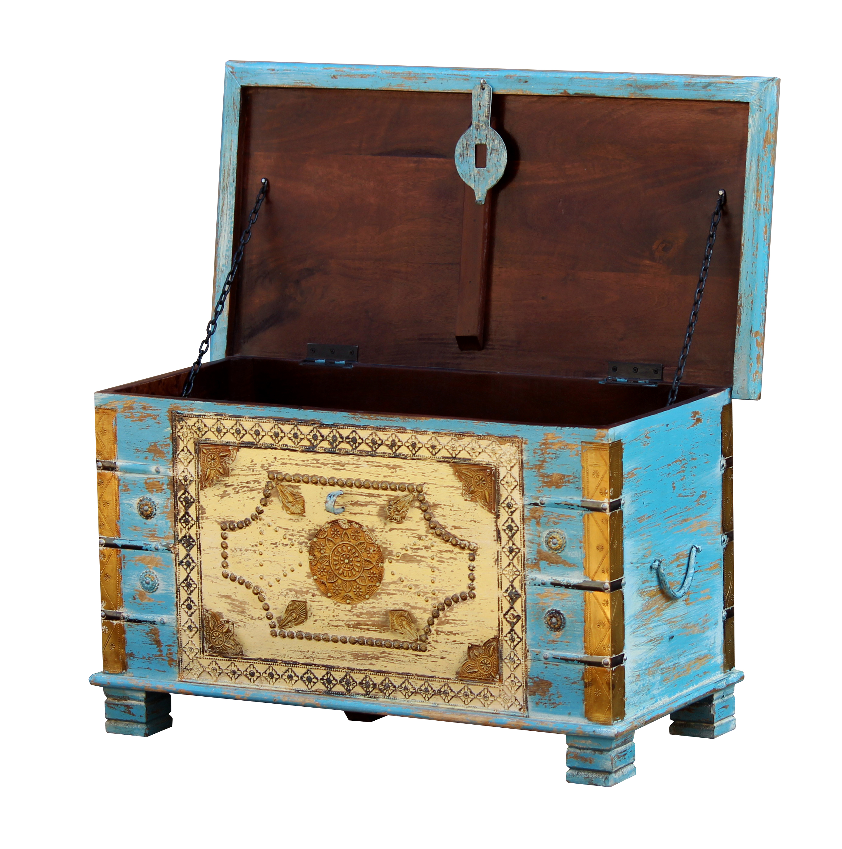 Truhe Vintage WOODY 85 x 50 x 45 cm