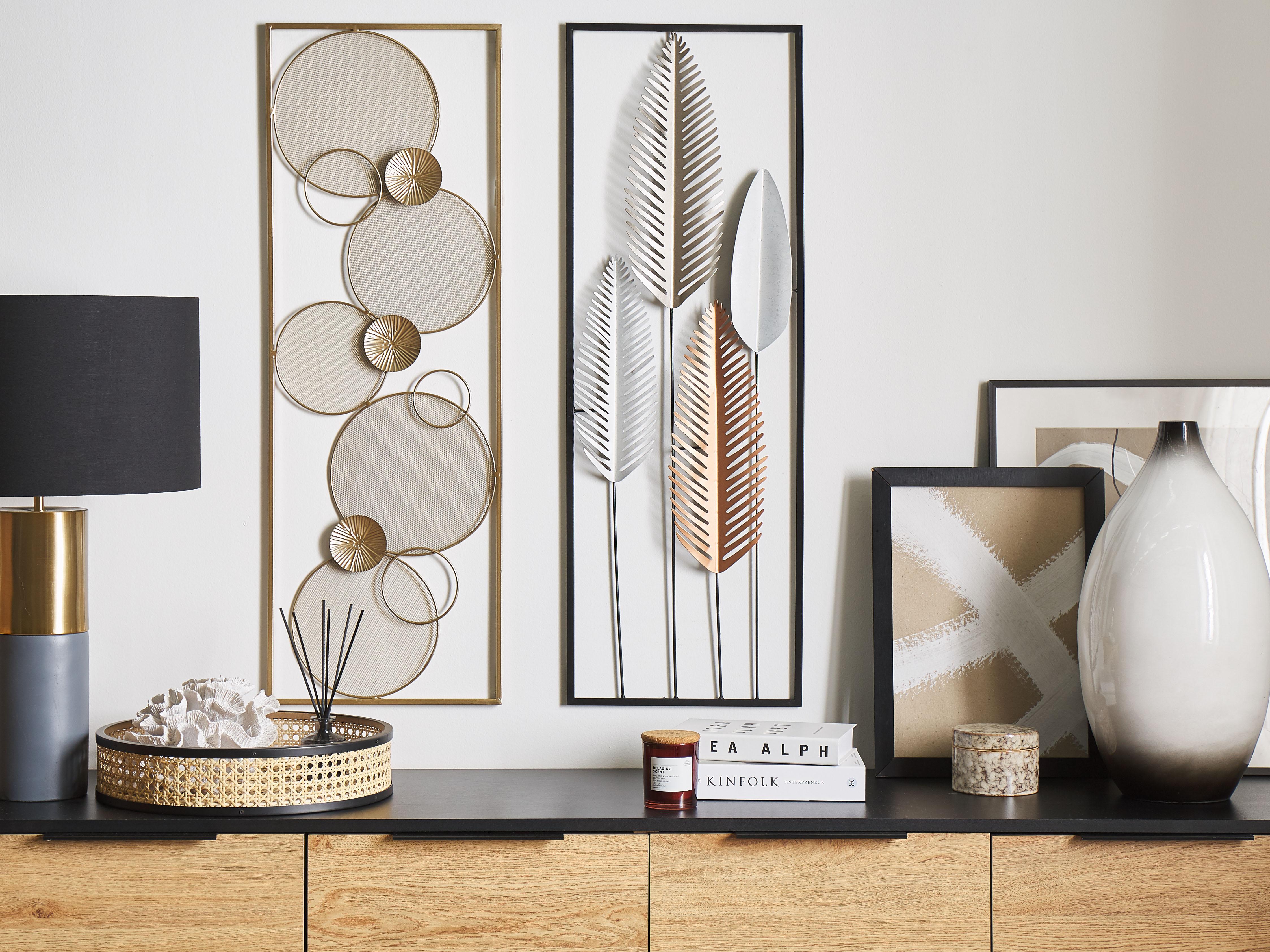 Wanddecoratie TUNGSTEN Metaal 90 cm Goud