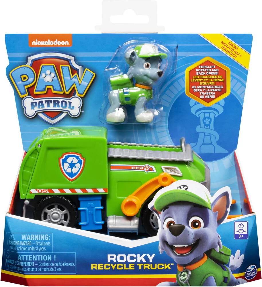 VEHICULE + FIGURINE ROCKY PAT'PATROUILLE