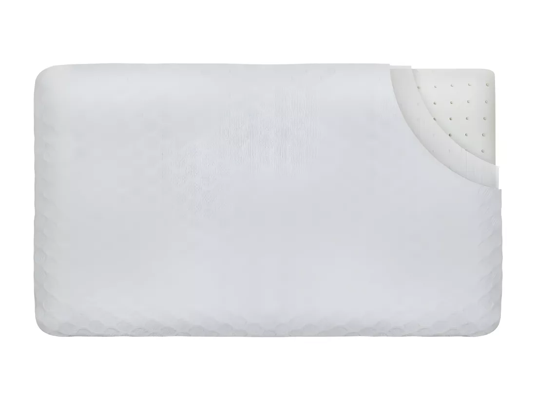 Lot de 3 Oreillers Enfant Respirant en Tissu de Bambou 50x30x5,5 INPHYSIO