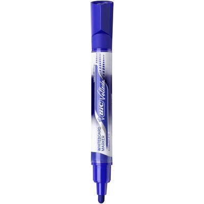 BIC VELLEDA LIQUID INK TANK - Marqueur effaçable - pointe large - bleu