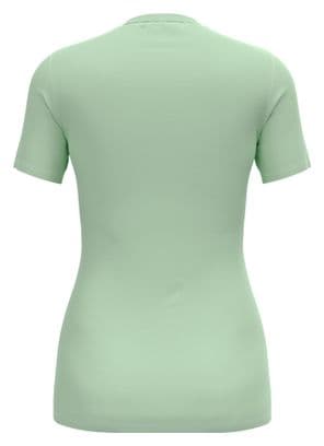 T-Shirt Technique Femme Odlo Merino 160 Natural Vert Clair