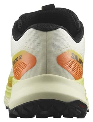 Chaussures Trail Salomon Ultra Glide 2 Blanc/Jaune Homme