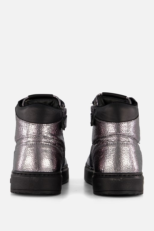 HIP hoge sneakers metallic zilver