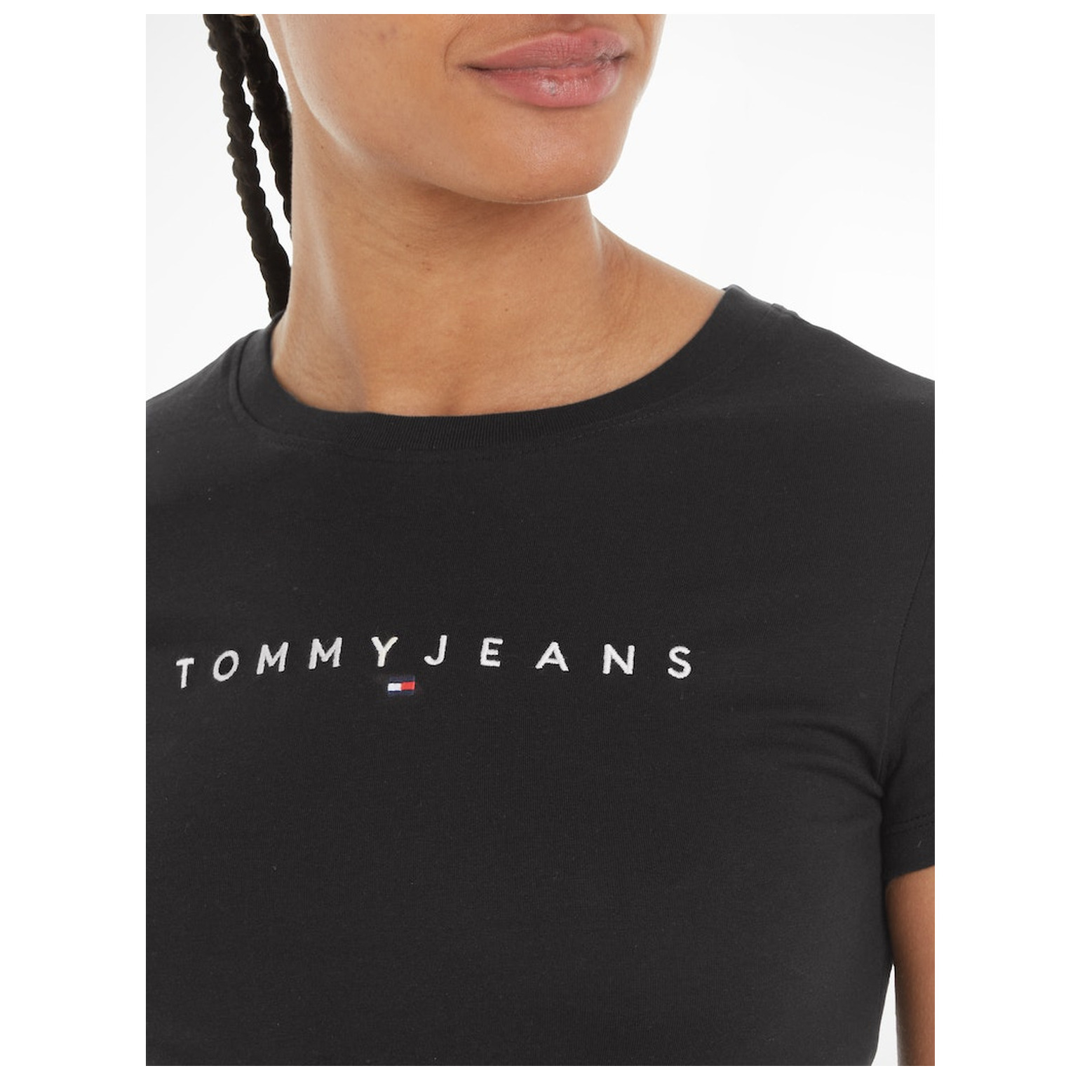 Tommy Jeans TJW SLIM LINEAR TEE SS EXT