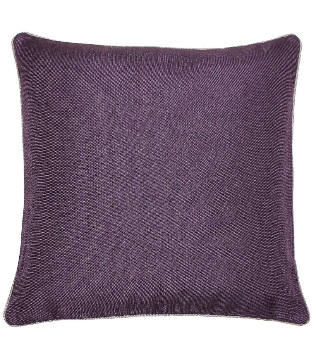 Riva Home - Housse de coussin BELLUCCI (Prune/ tabac) (55 x 55 cm) - UTRV1103