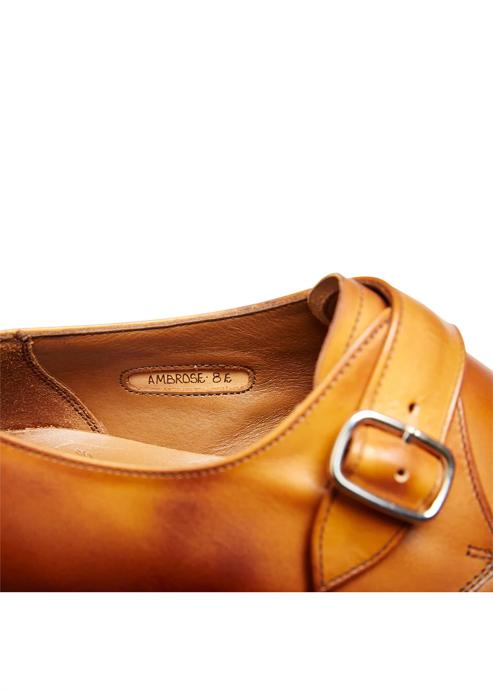 BOUCLE AMBROSE VEAU CAMEL