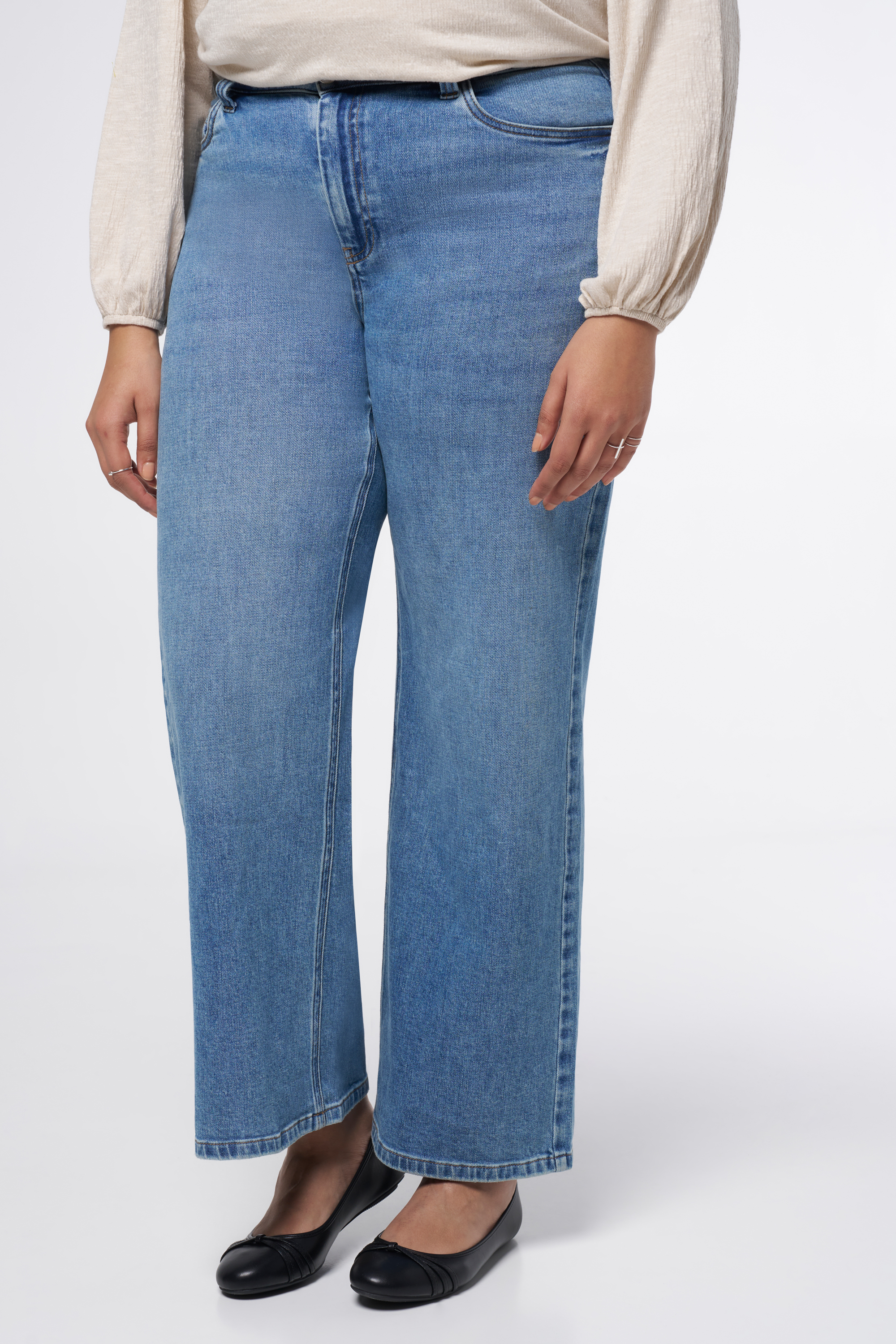 Wide leg jeans IVY Stonewash Denim
