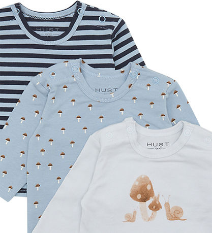 Hust and Claire Bluse - 3er-Pack - Amar - A Bit Blue
