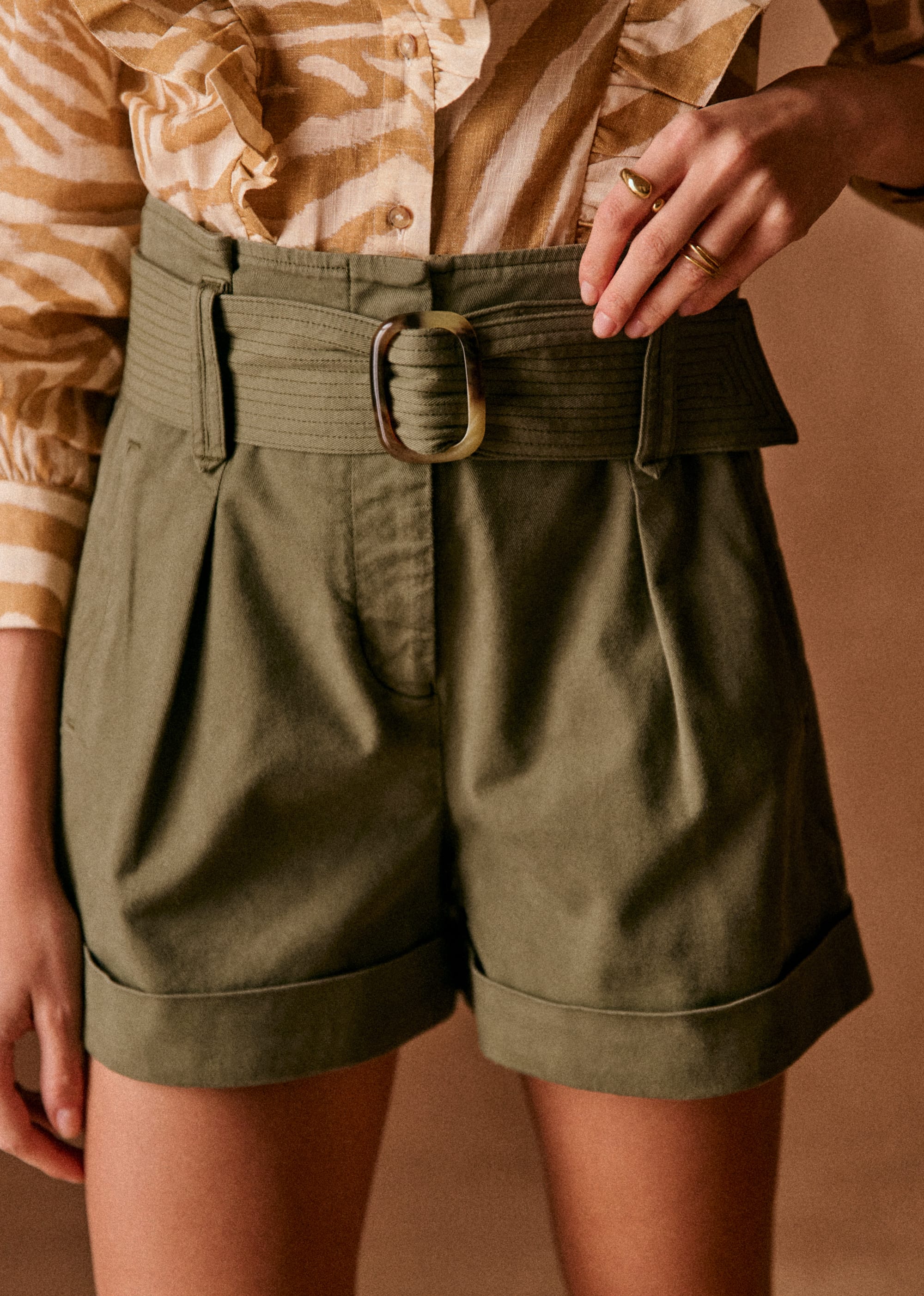 Short Rome - Kaki - E-SHOP/JUPES & SHORTS 5905634