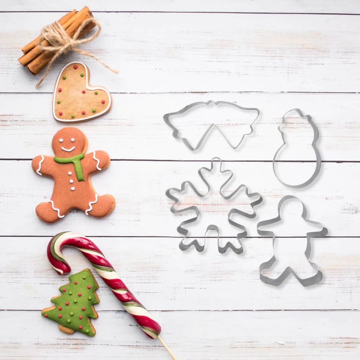 Lot de 4 emporte-pièces de Noël Emporte-pièces Zenker